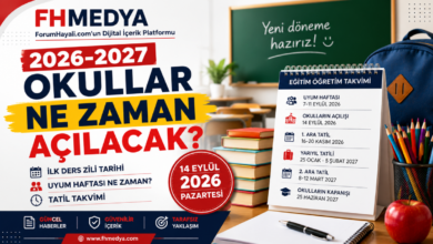 Okullar ne zaman açılacak 2026 - MEB eğitim öğretim takvim