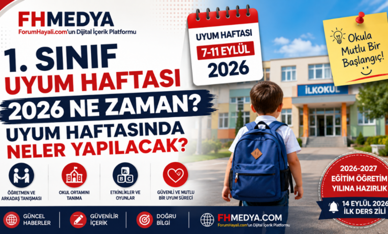 1. Sınıf Uyum Haftası 2026