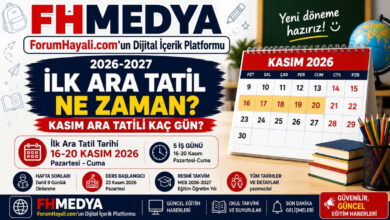 Ara tatil 2026-2027 Kasım tarihleri ve MEB eğitim öğretim takvimi